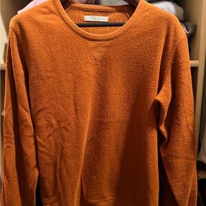 Outerknown Men's Rust Terry High Tide Crewneck Sweater